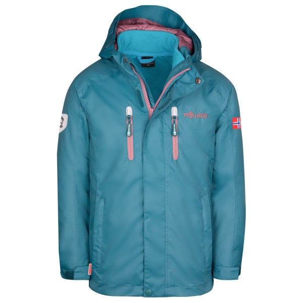 Trollkids - Kid's Myrdal 3in1 Jacket Pro - Doppeljacke Gr 92 türkis Trollkids - Kid's Myrdal 3in1 Jacket Pro - Doppeljacke Gr 92 türkis von Trollkids