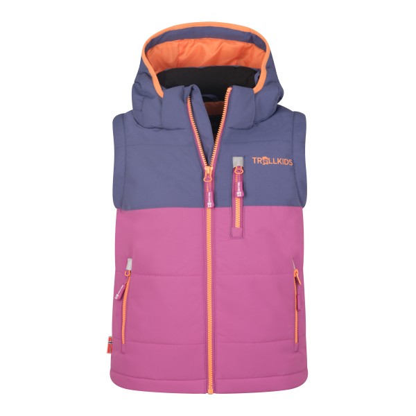 Trollkids - Kid's Narvik Vest XT - Kunstfaserweste Gr 92 rosa Trollkids - Kid's Narvik Vest XT - Kunstfaserweste Gr 92 rosa von Trollkids