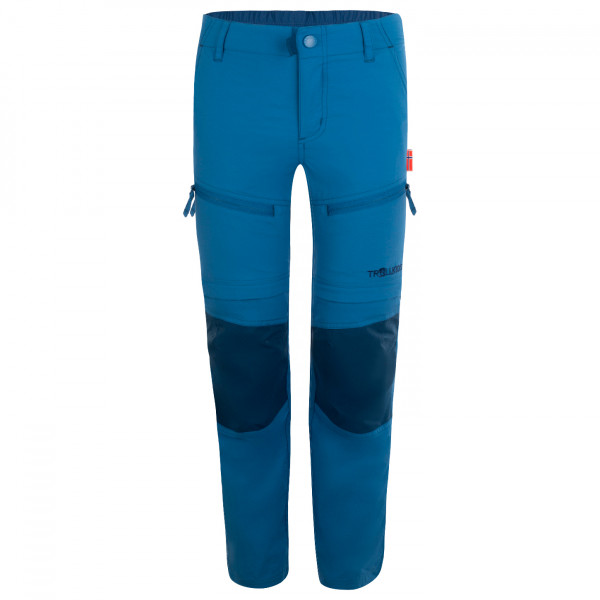 Trollkids - Kid's Nordfjord Zip-Off Pants - Trekkinghose Gr 98 blau von Trollkids