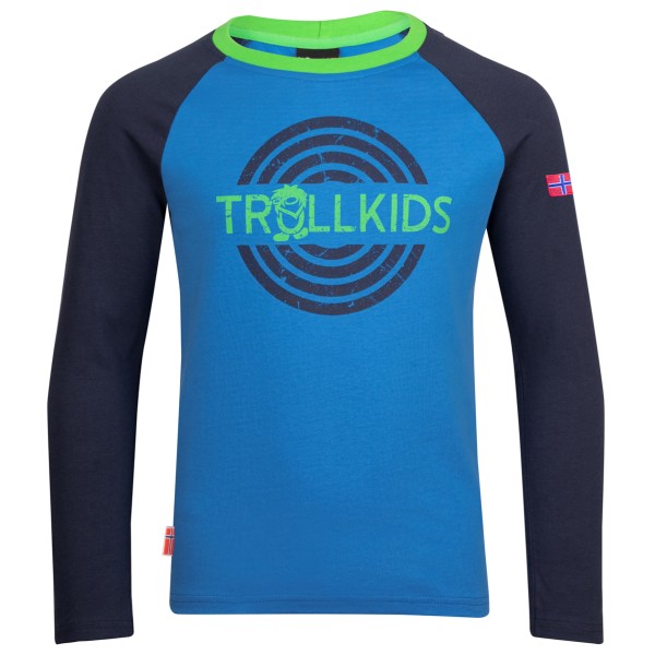 Trollkids - Kid's Preikestolen Longsleeve - Longsleeve Gr 92 blau von Trollkids