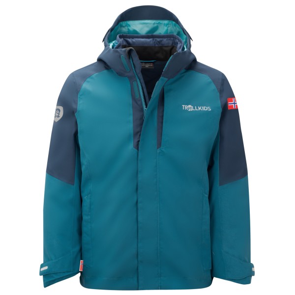 Trollkids - Kid's Skanden 3in1 Jacket - Doppeljacke Gr 92 blau/türkis Trollkids - Kid's Skanden 3in1 Jacket - Doppeljacke Gr 92 blau/türkis von Trollkids