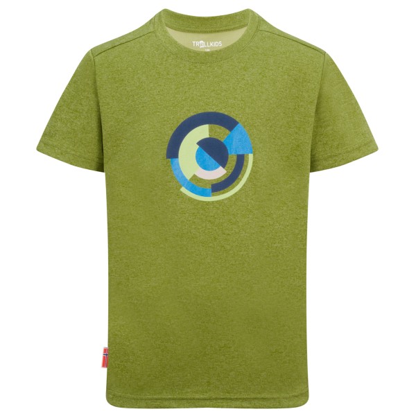 Trollkids - Kid's Sognefjord T-Shirt - Funktionsshirt Gr 92 oliv von Trollkids