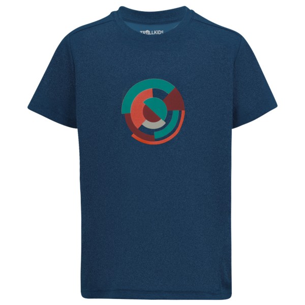 Trollkids - Kid's Sognefjord T-Shirt - Funktionsshirt Gr 98 blau von Trollkids