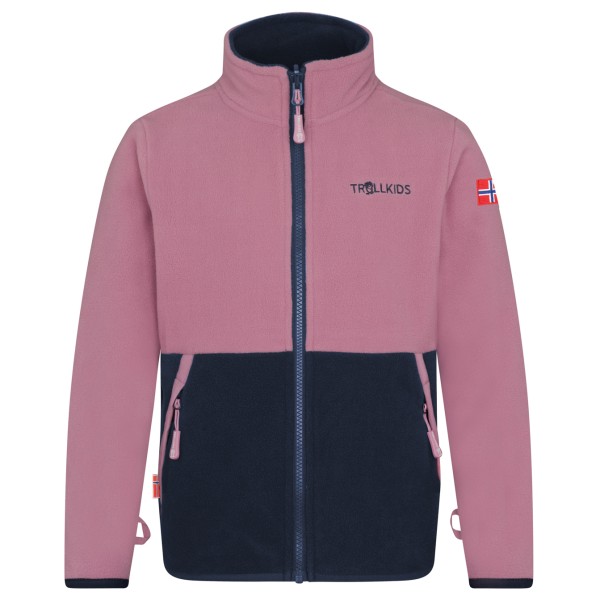 Trollkids - Kid's Storfjord Jacket - Fleecejacke Gr 176 rosa von Trollkids