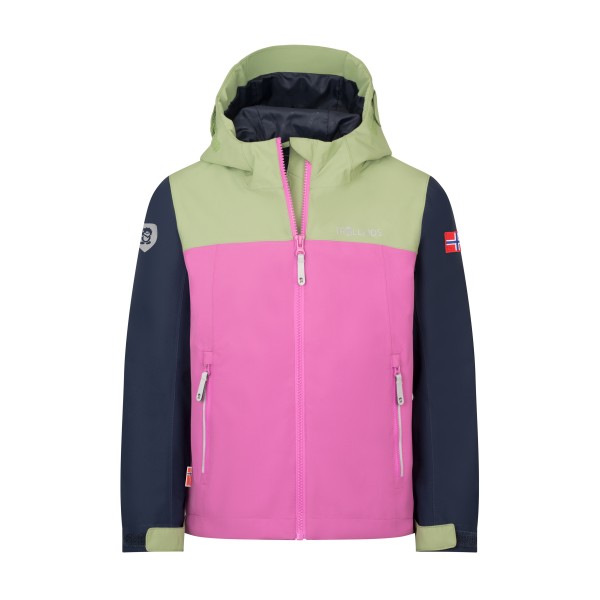 Trollkids - Kid's Telemark Jacket - Regenjacke Gr 176 rosa von Trollkids