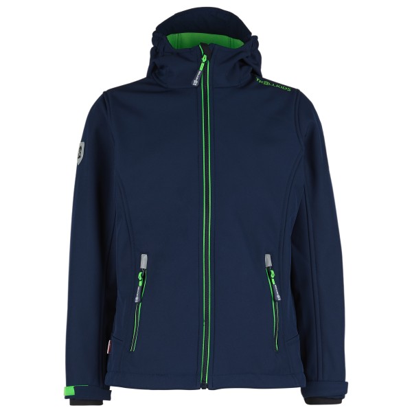 Trollkids - Kid's Trollfjord Jacket - Softshelljacke Gr 116 blau Trollkids - Kid's Trollfjord Jacket - Softshelljacke Gr 116 blau von Trollkids