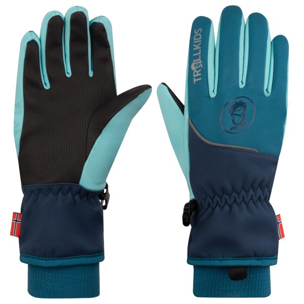 Trollkids - Kid's Trolltunga Glove - Handschuhe Gr 4 - 6-7 Years blau von Trollkids