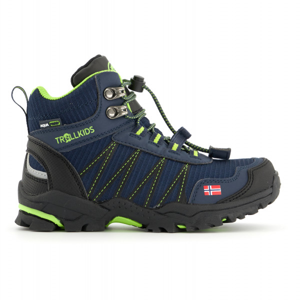 Trollkids - Kid's Trolltunga Hiker Mid - Wanderschuhe Gr 28;29;30;31;32;33;34;35;36;37;38;39;40 blau von Trollkids