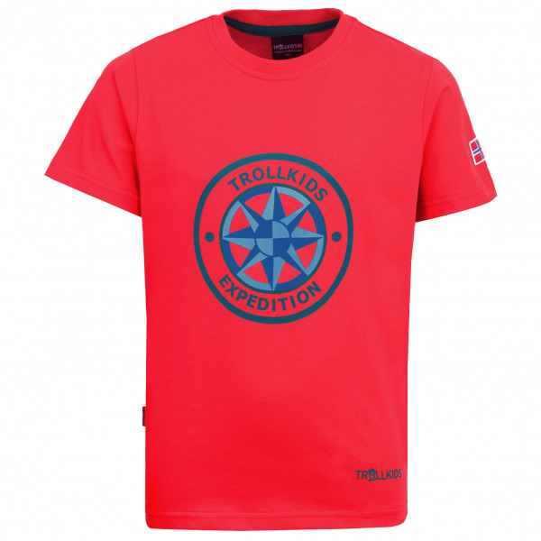 Trollkids - Kid's Windrose T - T-Shirt Gr 164 rot Trollkids - Kid's Windrose T - T-Shirt Gr 164 rot von Trollkids