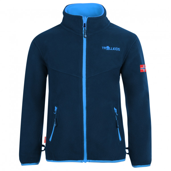 Trollkids - Kids Oppdal Jacket XT - Fleecejacke Gr 152 blau von Trollkids