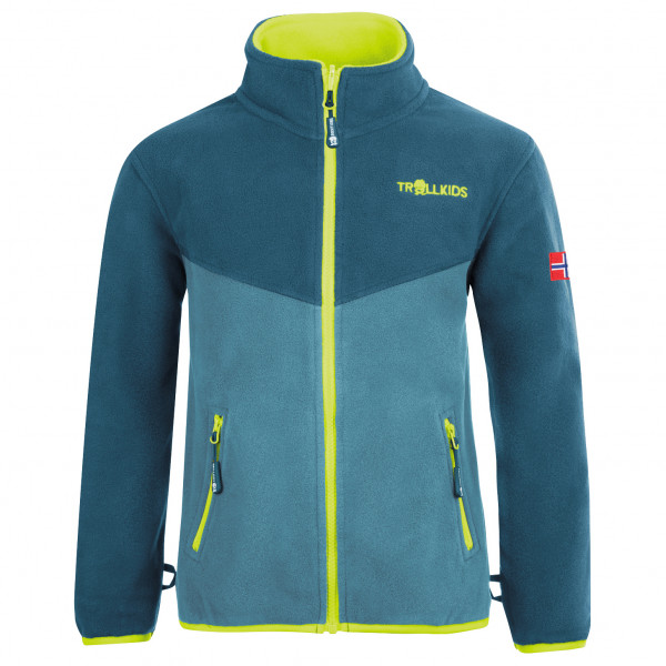 Trollkids - Kids Oppdal Jacket XT - Fleecejacke Gr 176 blau von Trollkids