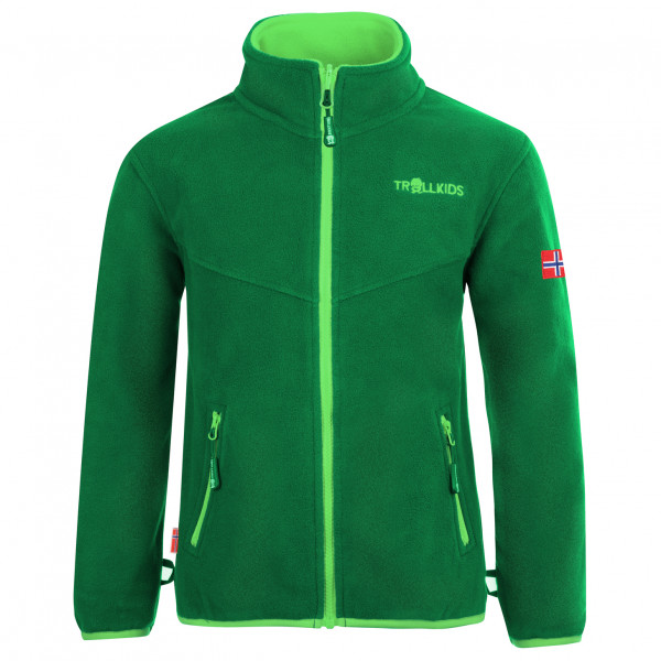 Trollkids - Kids Oppdal Jacket XT - Fleecejacke Gr 92 grün von Trollkids