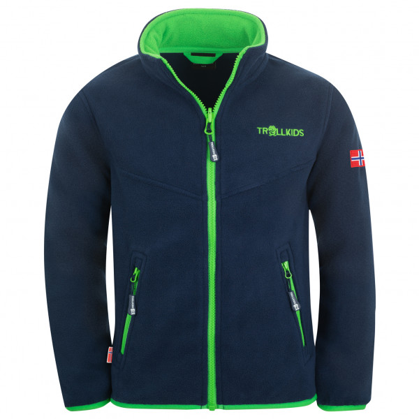 Trollkids - Kids Oppdal Jacket XT - Fleecejacke Gr 98 blau von Trollkids