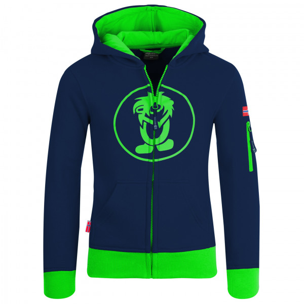 Trollkids - Kids Sortland Jacket - Hoodie Gr 176 blau von Trollkids