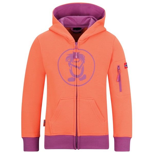 Trollkids - Kids Sortland Jacket - Hoodie Gr 176 rot von Trollkids