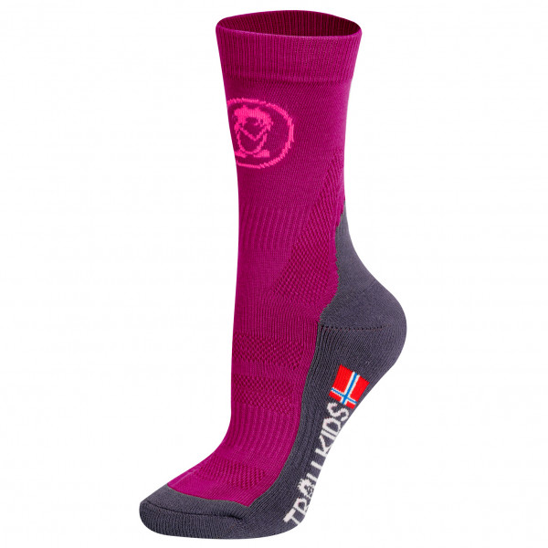 Trollkids - Kids Trekking Mid Cut Socks II - Wandersocken Gr 39-42 lila Trollkids - Kids Trekking Mid Cut Socks II - Wandersocken Gr 39-42 lila von Trollkids