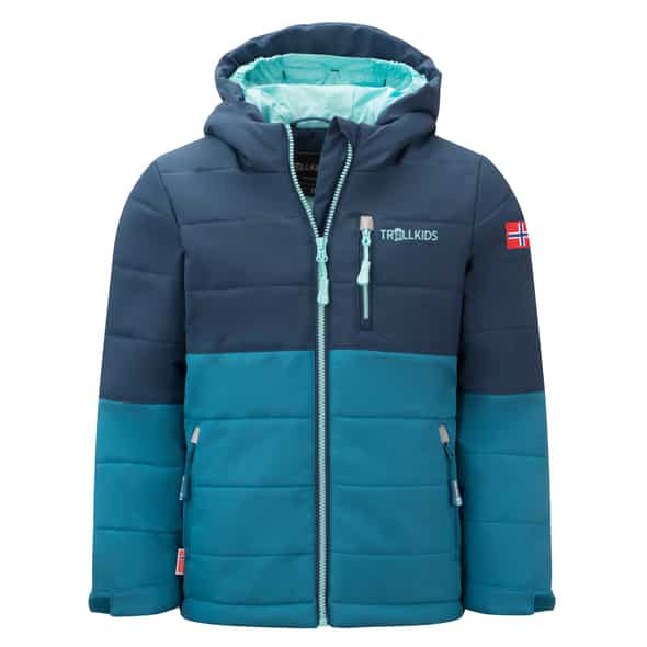 Trollkids Kinder Kids Hemsedal Snow Jacke XT (Blau 116) Skibekleidung von Trollkids