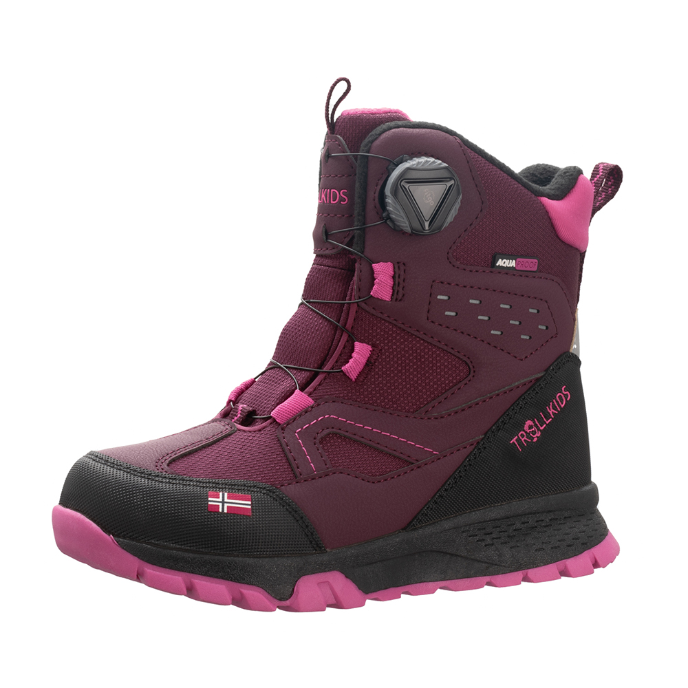 Trollkids Kirkenes Snow Boots Lila EU 32 von Trollkids