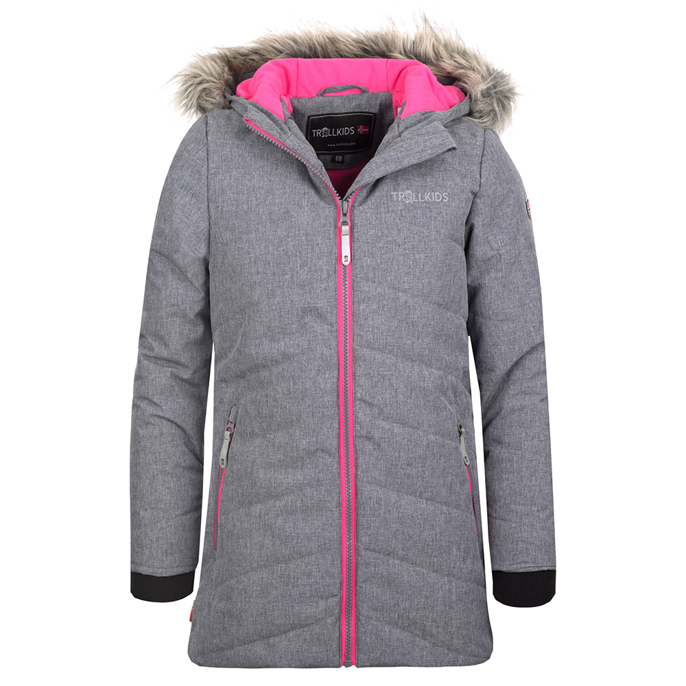 Trollkids Lifjell Jacket Grau 152 cm Junge von Trollkids