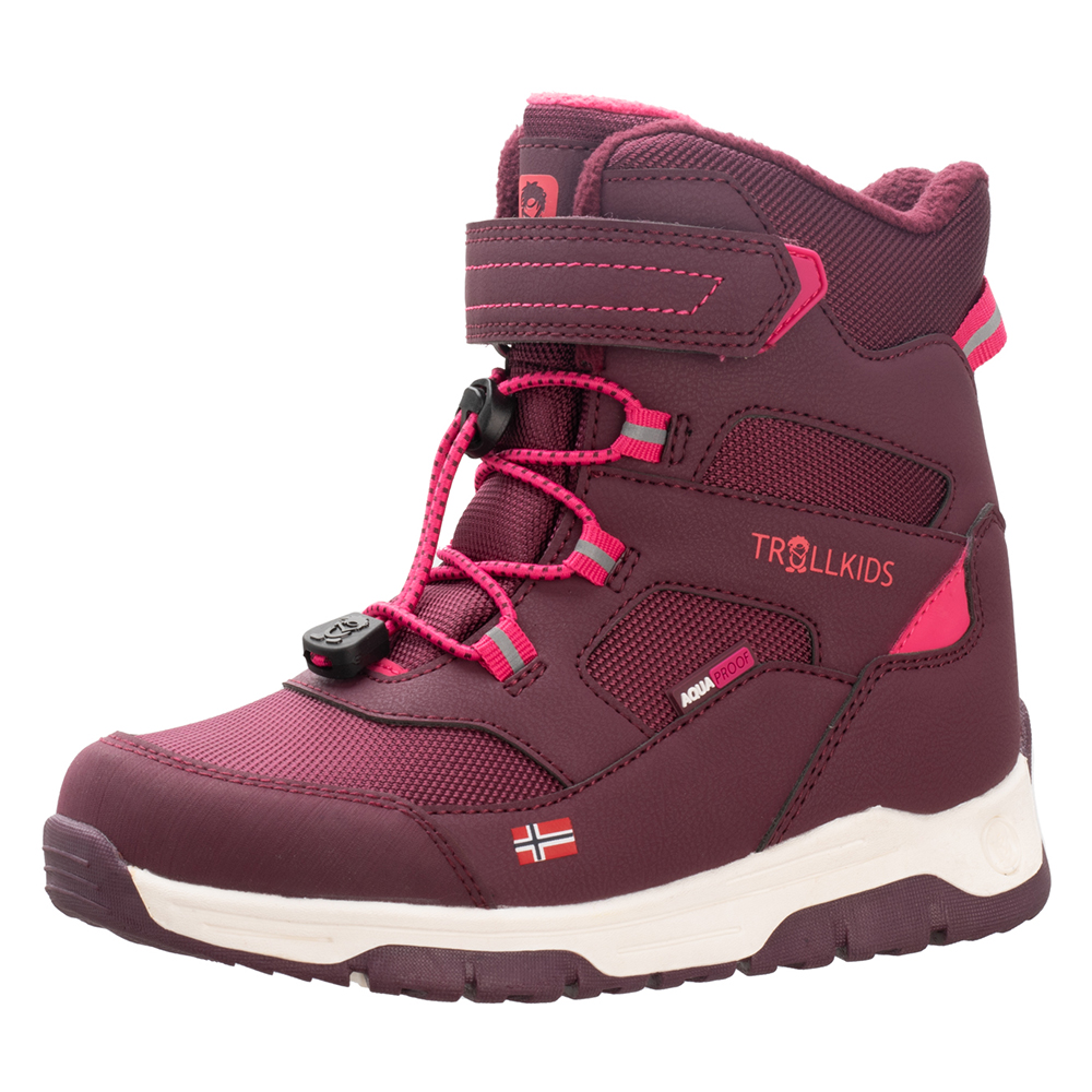 Trollkids Lofoten Pro Snow Boots Lila EU 34 von Trollkids