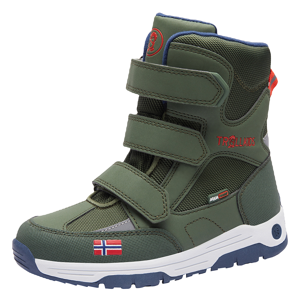 Trollkids Lofoten Snow Boots Grün EU 27 von Trollkids