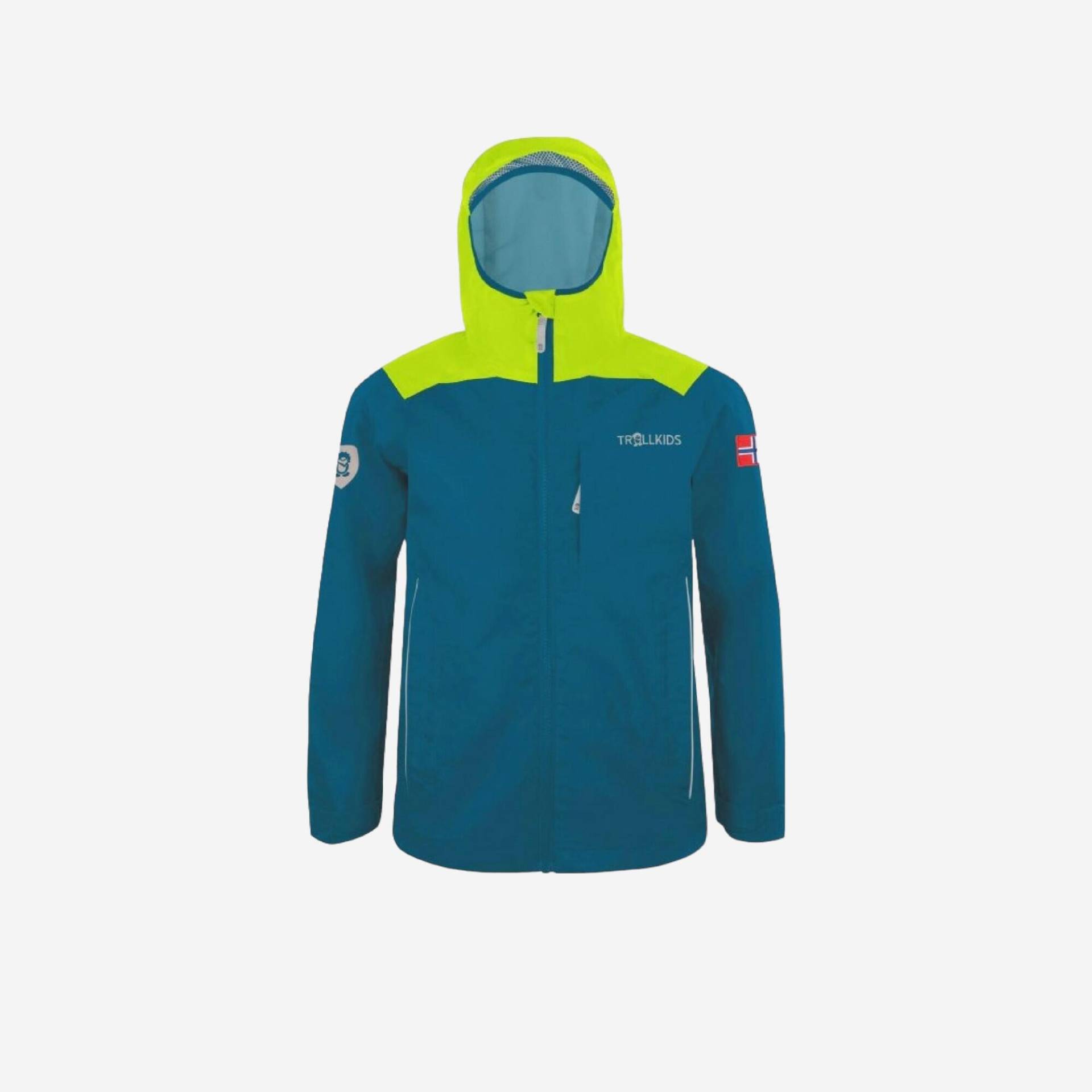 Trollkids Regenjacke Kinder Wandern - Bergen petrol/grün Trollkids Regenjacke Kinder Wandern - Bergen petrol/grün von Trollkids