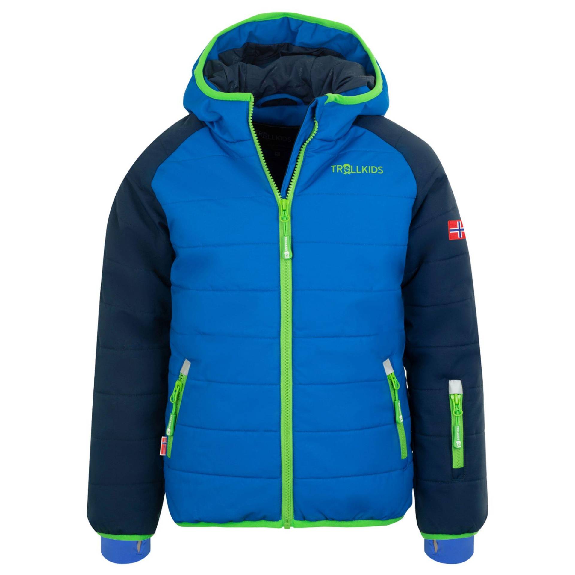 Veste de ski enfant. trollkids Hafjell Pro bleu et vert von Trollkids