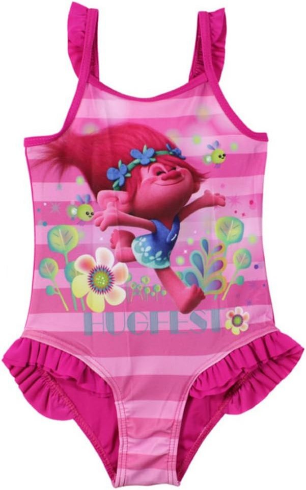 Trolls Badeanzug Trolls Mädchen Badeanzug mit Motiv Trolls Badeanzug Trolls Mädchen Badeanzug mit Motiv von Trolls