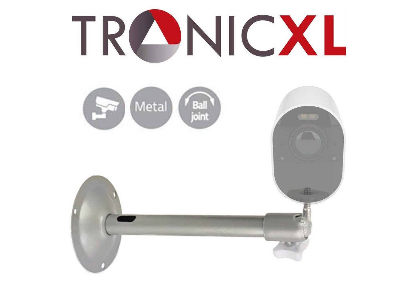 TronicXL Kamera Wandhalterung für CCTV Ring Cam Arlo Eufy Wyze Pan VR Rift Action Cam-Halterung von TronicXL