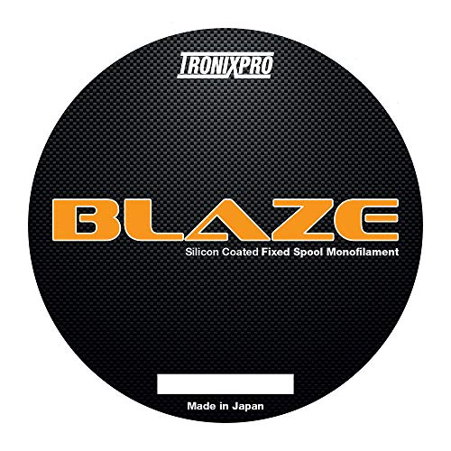 Tronixpro Blaze Fixed Spool Line Angelschnur, Orange, 0.33mm, 17.7lb, 1000m von Tronixpro