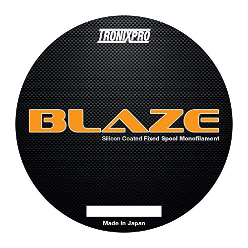 Tronixpro Blaze Fixed Spool Line Angelschnur, Orange, 0.28mm, 13lb, 1000m von Tronixpro