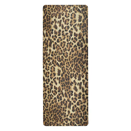 RELEESSS Yogamatte mit Tiermotiv, Leopardenmuster, rutschfest, leicht, faltbar, f¨¹r Yoga, Pilates, Gymnastik, Boden¨¹bungen RELEESSS Yogamatte mit Tiermotiv, Leopardenmuster, rutschfest, leicht, faltbar, f¨¹r Yoga, Pilates, Gymnastik, Boden¨¹bungen von TropicalLife