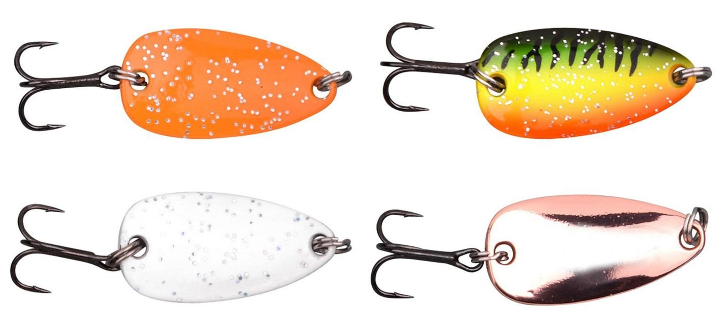 Trout Master Kunstköder 4 Trout Master Leaf 3cm 5g - Blinker Set Forellenköder Trout Master Kunstköder 4 Trout Master Leaf 3cm 5g - Blinker Set Forellenköder von Trout Master