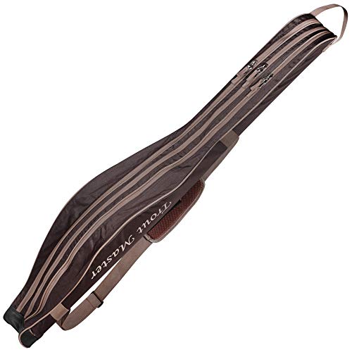 Trout Master Semi-Hard Triple Rod Case 141x25x25cm - Rutentasche für Forellenruten, Angeltasche für Ruten, Rutenfutteral zum Forellenangeln Trout Master Semi-Hard Triple Rod Case 141x25x25cm - Rutentasche für Forellenruten, Angeltasche für Ruten, Rutenfutteral zum Forellenangeln von Trout Master