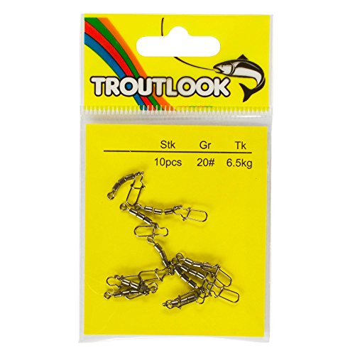 Troutlook Tremarella Forellen Dreifachwirbel mit Safe Snap, Gr. 20, 6, von Troutlook