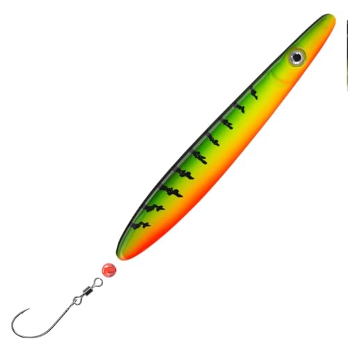 Troutwerk Inline Blinker 16g 7,4cm - Meerforellenblinker, Troutwerk Farbe:firetiger von Troutwerk