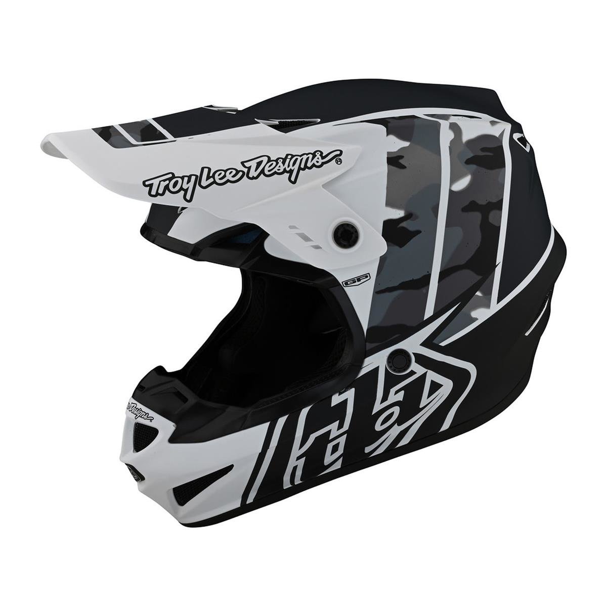 Troy Lee Designs GP Helm, Nova Camo, white, XL | 60-61cm von Troy Lee Designs