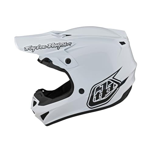 Troy Lee Designs Motocross-Helm SE4 Polyacrylite MIPS Weiß Gr. S von Troy Lee Designs