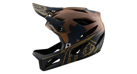 integralhelm troy lee designs stage mips camo grun beige von Troy Lee Designs