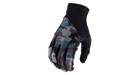 lange handschuhe troy lee designs flowline camo grun von Troy Lee Designs