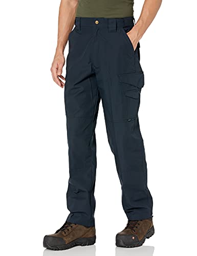 Tru-Spec Taktische Herrenhose der 24-7er-Serie – zuverlässige Hose für Herren – ideal zum Wandern, Camping, EMT und taktischen Einsatz – 65% Polyester, 35% Baumwolle – Marineblau – 96 x 81 cm (B x von Tru-Spec