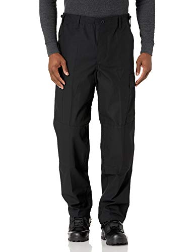 Tru-Spec Herren Rip Stop BDU Hose, Größe S, L, Schwarz von Tru-Spec