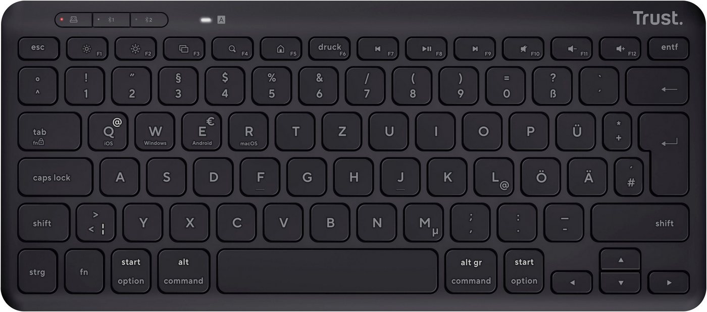 Trust Lyra Kompakte Funktastatur Wireless-Tastatur Trust Lyra Kompakte Funktastatur Wireless-Tastatur von Trust