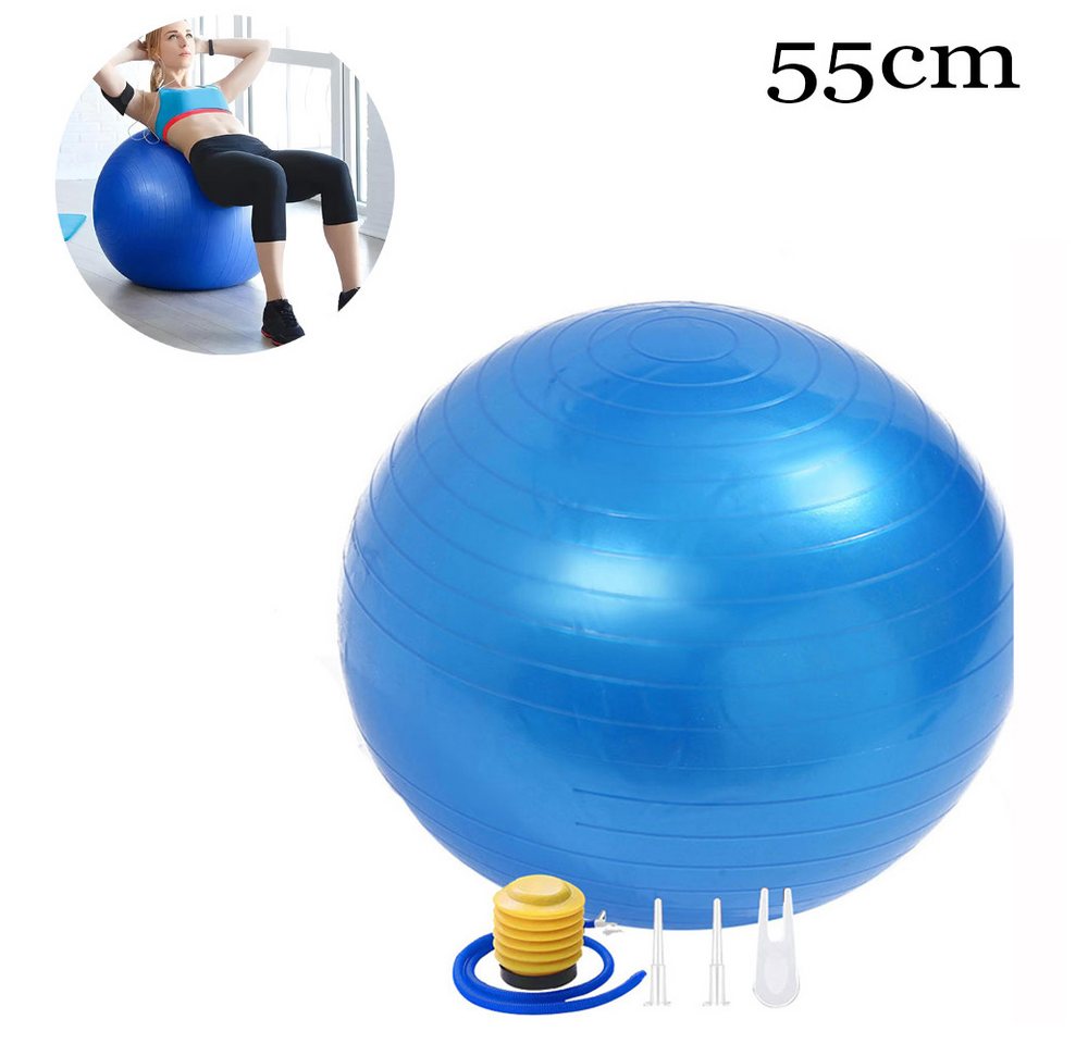 Truyuety Gymnastikball Gymnastikball Sitzball Trainingsball. Luft-Pumpe, Ball für Fitness von Truyuety