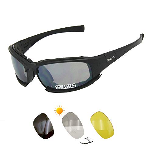 Daisy X7 Photochromic Sonnenbrille Tactical Goggles Männer polarisierte C5 Brille Kit War Game Schießbrille Outdoor Radfahren Gafas von Tryway