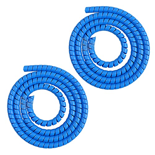 TsoLay 2X Roller Linie Spiral Farb Tube Schutz 1M Länge Wickel Hülsen für M365 Pro Zubehör Blau von TsoLay