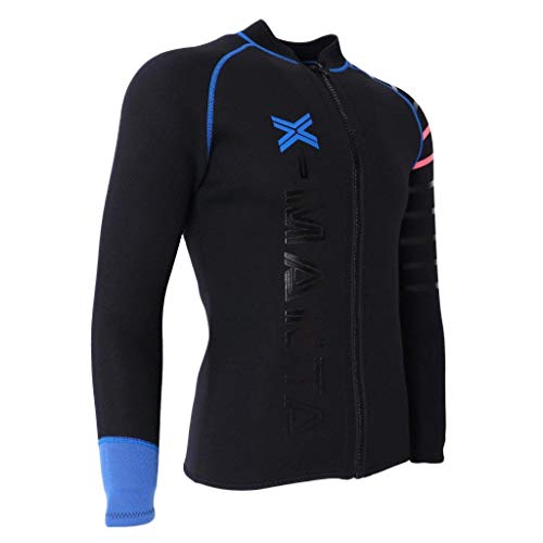 Tubayia Herren Damen 3mm Langarm UV Schutz Wetsuit Neoprenanzug Jacke Sonnenschutz Badeanzug Surfanzug Tubayia Herren Damen 3mm Langarm UV Schutz Wetsuit Neoprenanzug Jacke Sonnenschutz Badeanzug Surfanzug von Tubayia