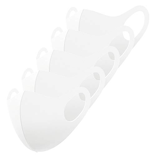 TubeRoo Stoffmaske 5 Stück weiß für ältere Kinder Jugendliche Erwachsene, Mundschutz Maske waschbar, Behelfsmaske Alltagsmaske Gesichtsmaske Damen Herren TubeRoo Stoffmaske 5 Stück weiß für ältere Kinder Jugendliche Erwachsene, Mundschutz Maske waschbar, Behelfsmaske Alltagsmaske Gesichtsmaske Damen Herren von TubeRoo
