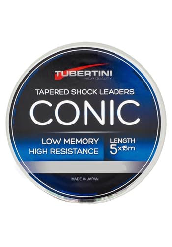 TUBERTINI Shock Leader Conic 5 x 15 M (Ø 0,205-0,470 mm) von Tubertini