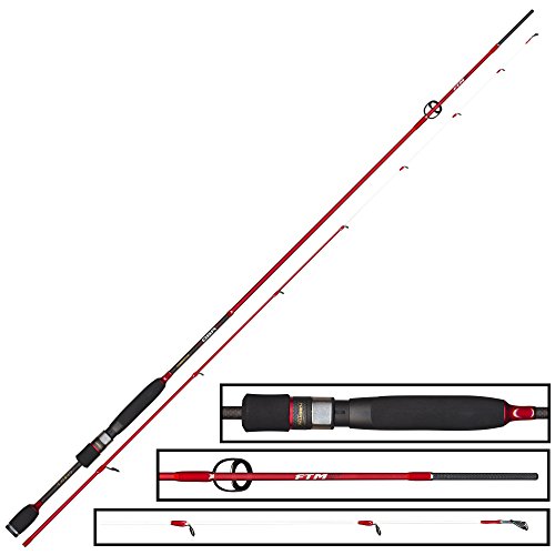 Tubertini Cobra Rute 2,40m 1,5-7,5g - Forellenrute zum Spinnangeln, Angelrute zum Spinnfischen, Ultra Light Spinnrute für Forellen von Tubertini